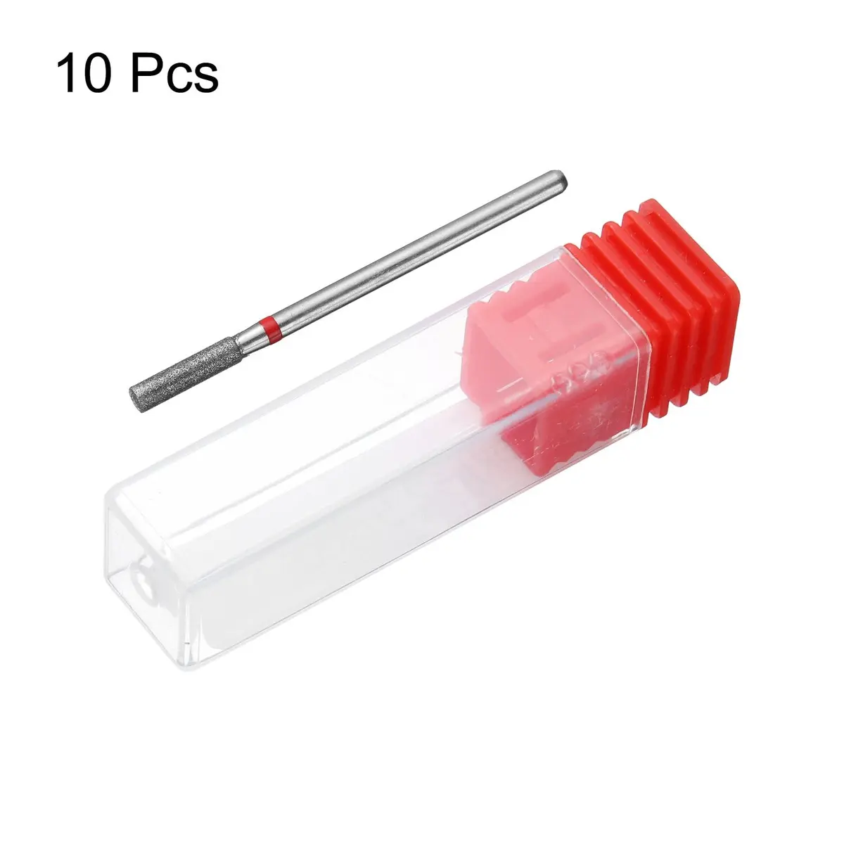 HARFINGTON Diamond Grinding Bit 2.5mm Cylinder Head 10mm Length | Stainless Steel & Diamond Coating, Suitable for Ceramic, Glass, Nails - view 3