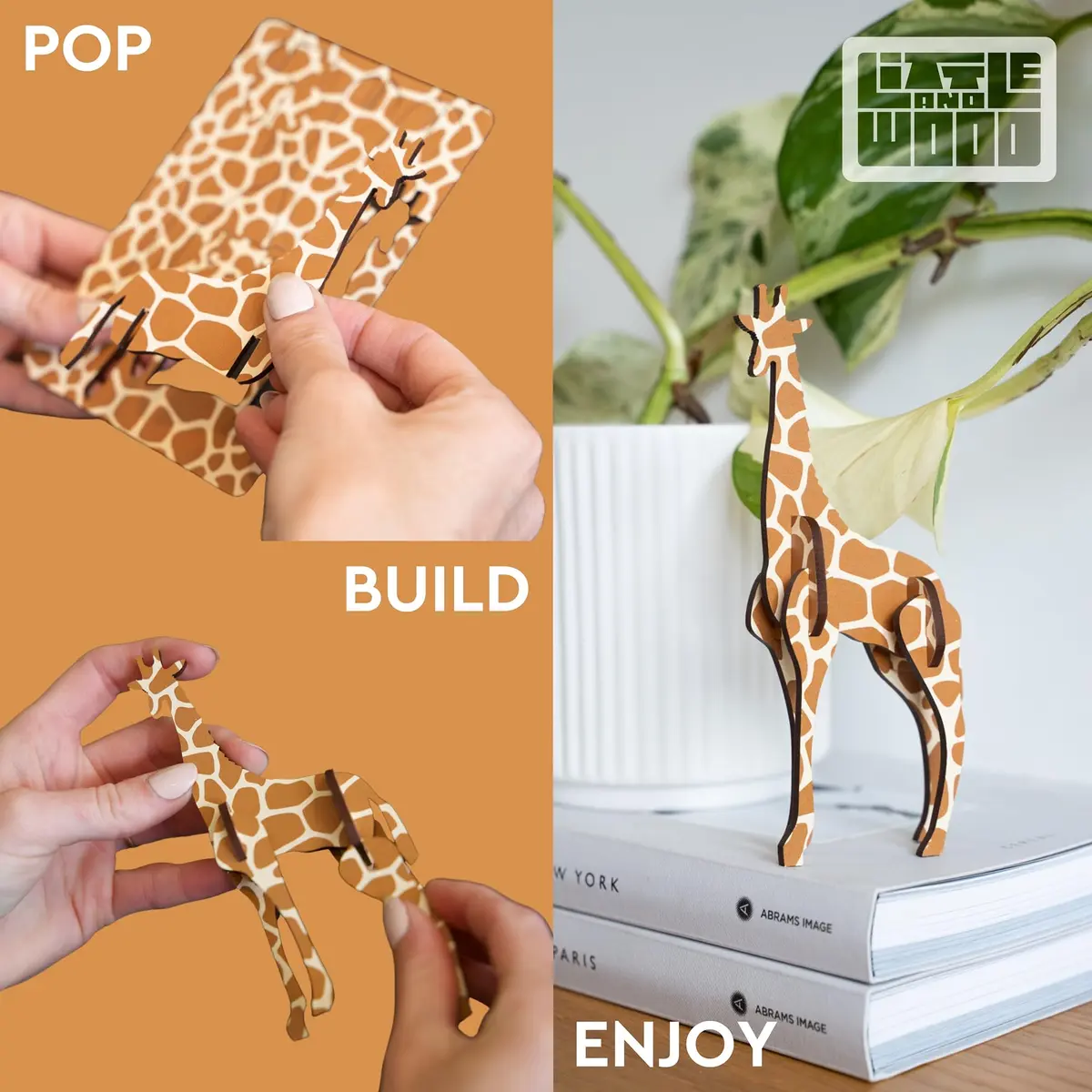 Little & Wood Woodlet: Small - Dragonfly - Green | 3D Wooden Insect Puzzle for Kids 6+ - view 7