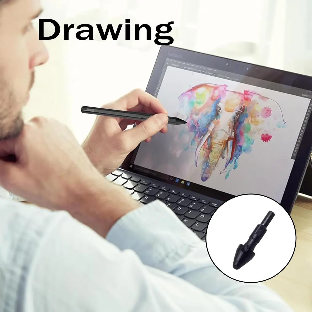 Dogxiong Replacement Nibs for Lenovo Precision Pen 2 & 3 (1-Pack) - view 4