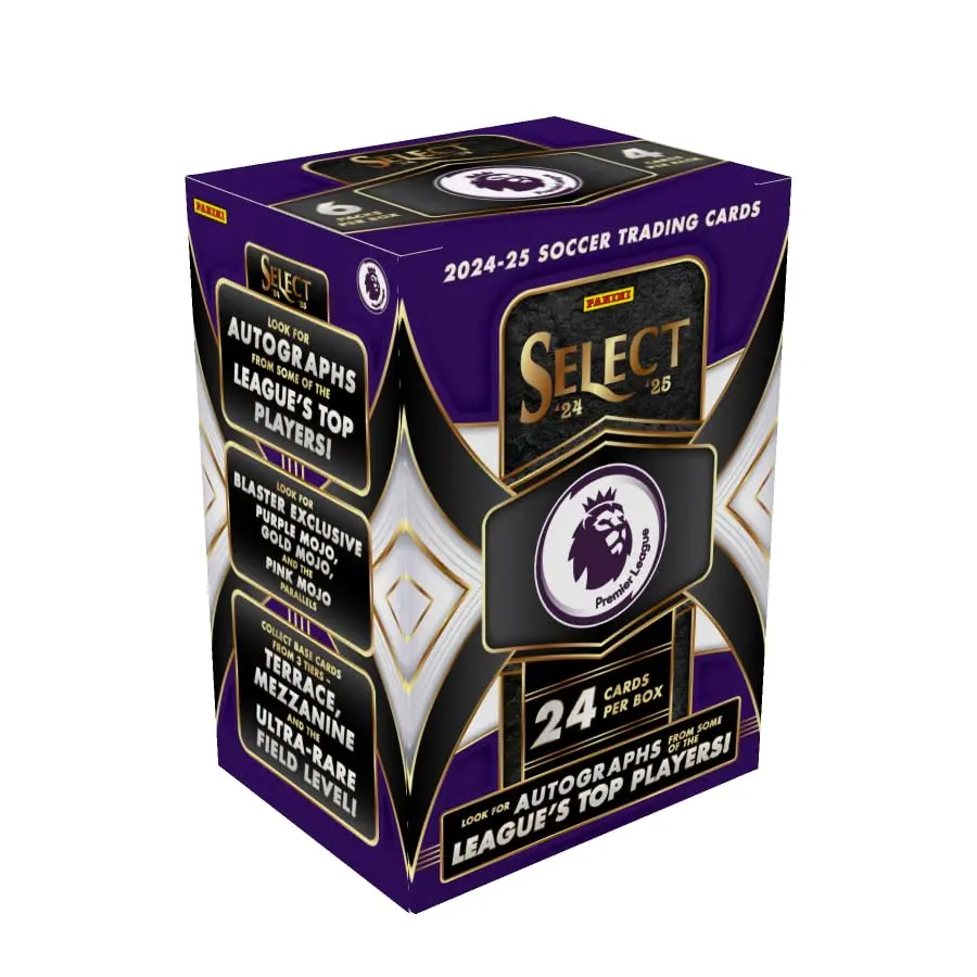 2024–25 Panini Select English Premier League Blaster Box | 6 Packs, 24 Cards - main product image