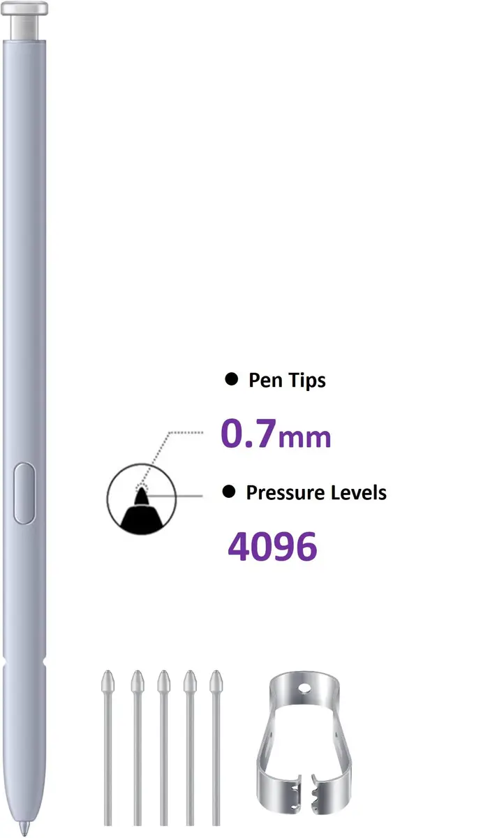 SLQ Galaxy S25 Ultra S Pen Replacement Stylus with 4096 Pressure Sensor | Compatible with Samsung Galaxy S25 Ultra 5G (Black) - view 3