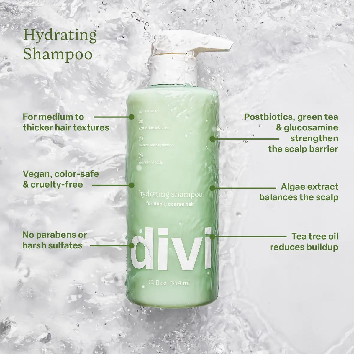 Divi Hydrating Shampoo & Conditioner Set for Medium/Thick Hair | 12 fl oz - view 4