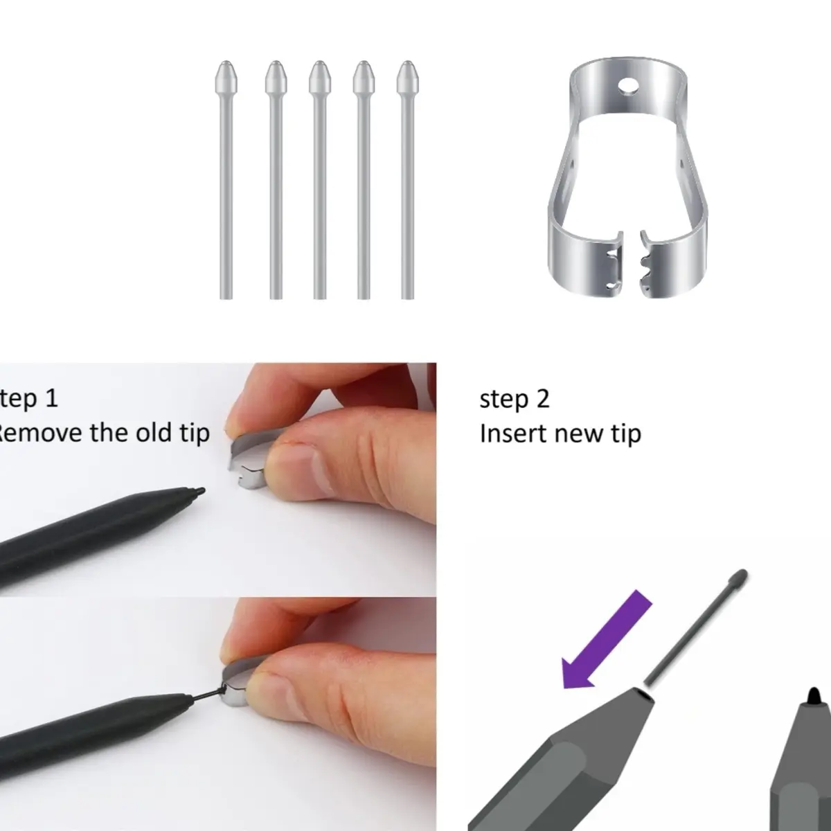 SLQ Replacement S Pen for Samsung Galaxy S25 Ultra 5G (Blue) | 4096 Pressure Levels, 5x Tips Included - view 6