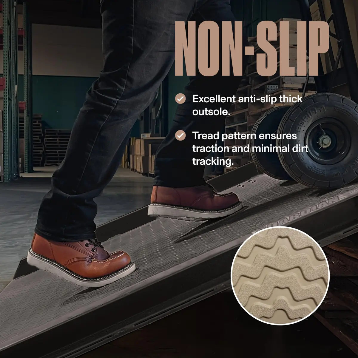 Ever Boots Moc Toe Work Boots for Men Construction Lightweight 13 lb | Durable Slip-Resistant Workwear - view 4