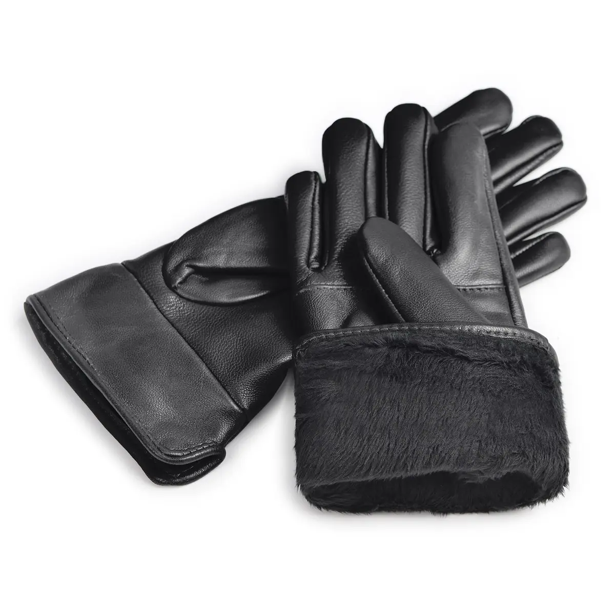 Harssidanzar Genuine Leather Gloves Sheepskin Warm Winter Soft Lining M | Elegant & Durable - view 3