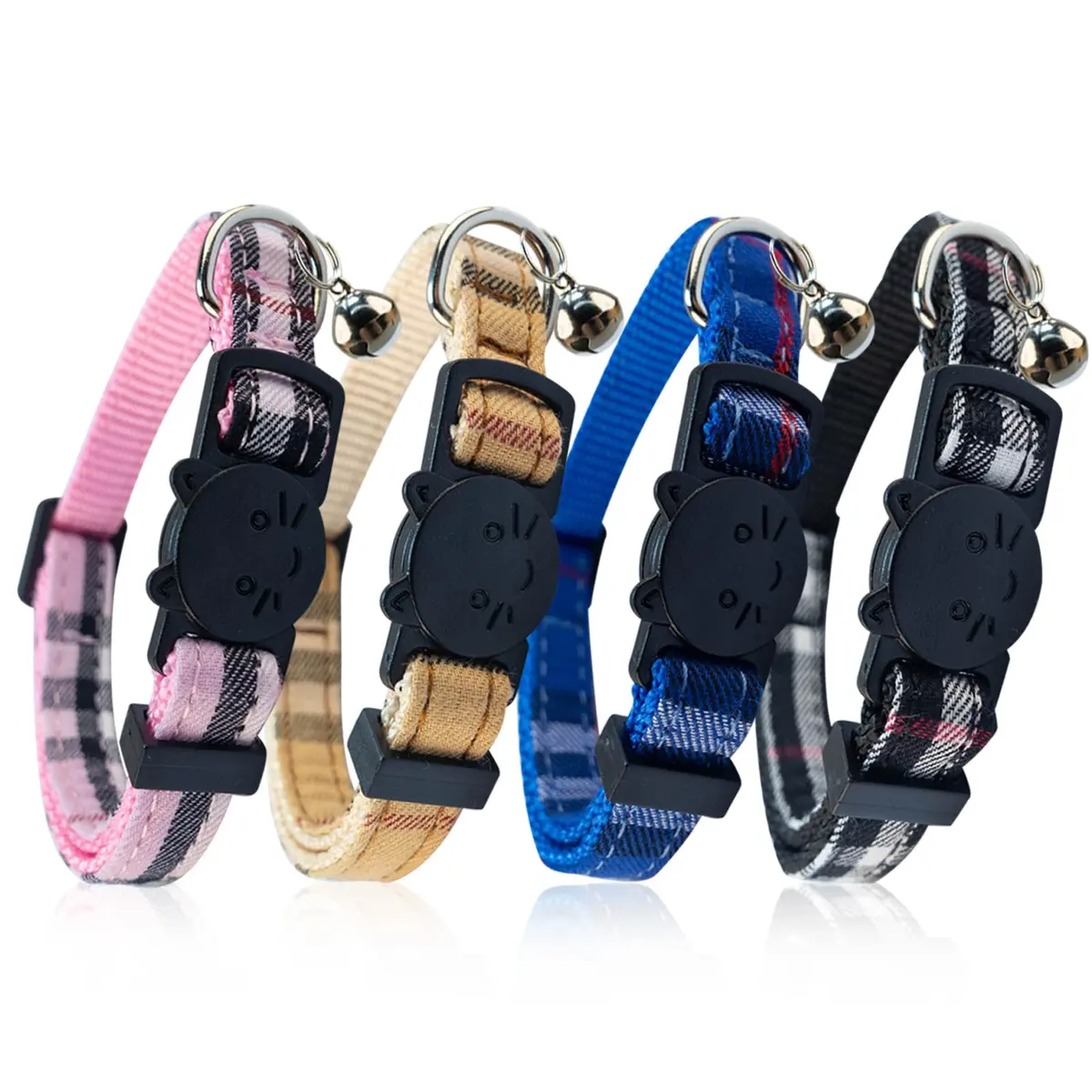 Yizepet Cat Collars with Bells | Breakaway Kitten Collar, Adjustable, Safe & Cute (7.8-10.2 inches) - view 2