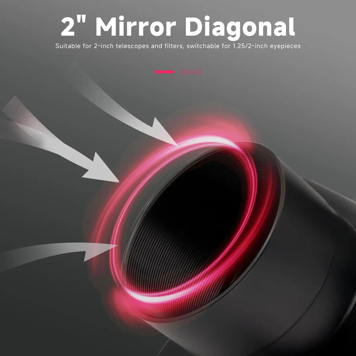 SVBONY SV188P 2-inch 90° Dielectric Mirror Diagonal 650g (22.9 oz) | 99% Reflectivity for Bright, Clear Views - view 6