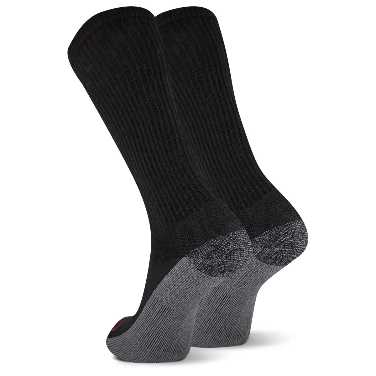 Wolverine Men's Steel Toe Cotton Work Socks 2 Pairs | Reinforced Heel & Toe, Cushioned Support - view 4
