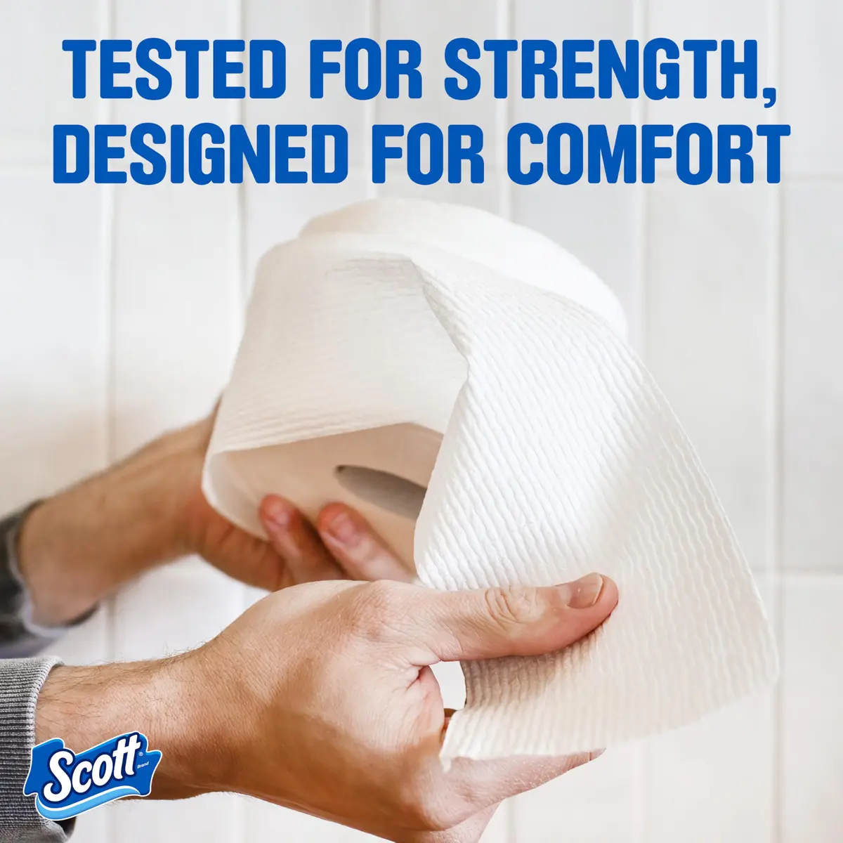 Scott ComfortPlus Toilet Paper, 6 Mega Rolls (1860 Sheets Total) | Septic-Safe & Clog-Free - view 5