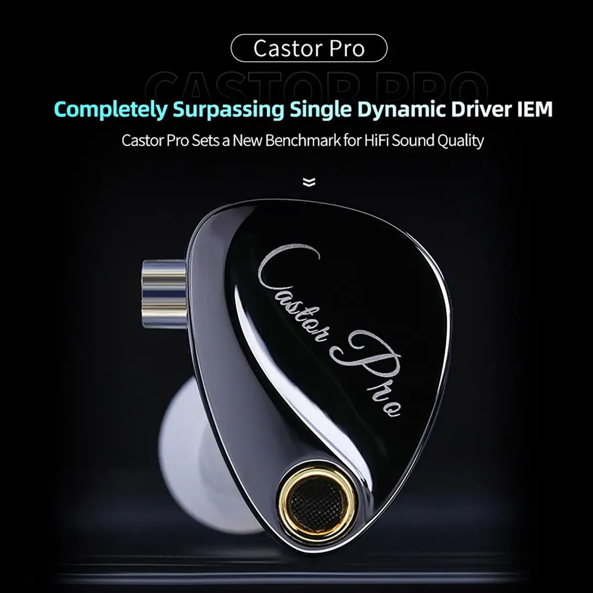CCA KZ Castor Pro Tunable In Ear Monitor 20-40000Hz, 16Ω Impedance, Customizable Sound, Deep Bass, Wired 3.5mm Earphones - view 2