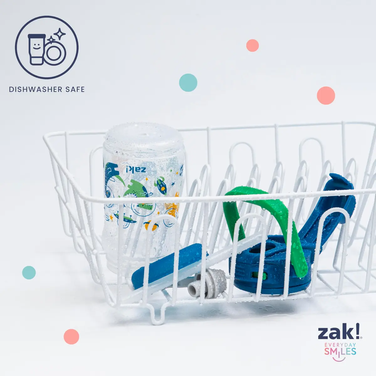 Zak Designs Bluey Beacon Kids Water Bottle 12oz | Leak-Proof, Durable Plastic, Liquid Lock Spout - view 6