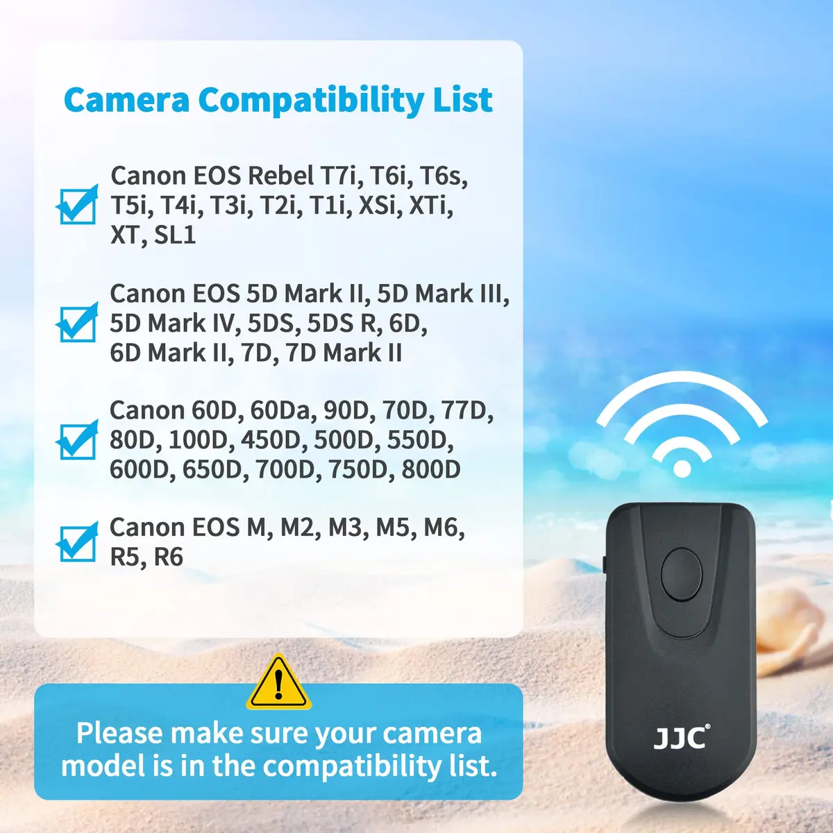 JJC Wireless Infrared Shutter Release Remote for Canon | Replaces RC-6 | 6m Range | Compact & Lightweight - view 3