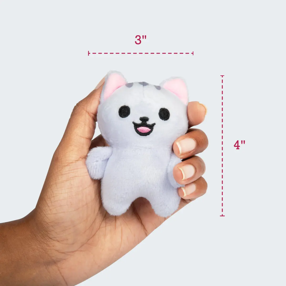 WHAT DO YOU MEME? Emotional Support Kitties Plush Toy Set 3.25 inches (8.25 cm) | ASTM-Tested Educational Toy - view 4