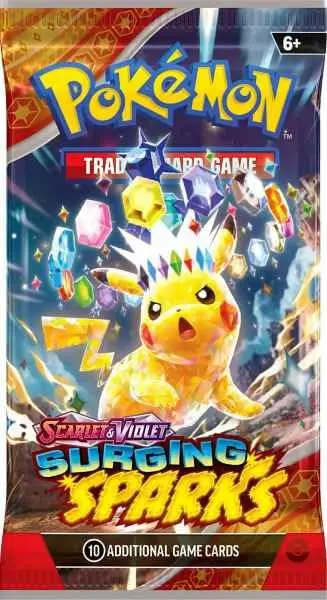 Pokémon TCG Surging Spark Single Booster Pack | Pack Art May Vary, Paper, Standard Size - view 2