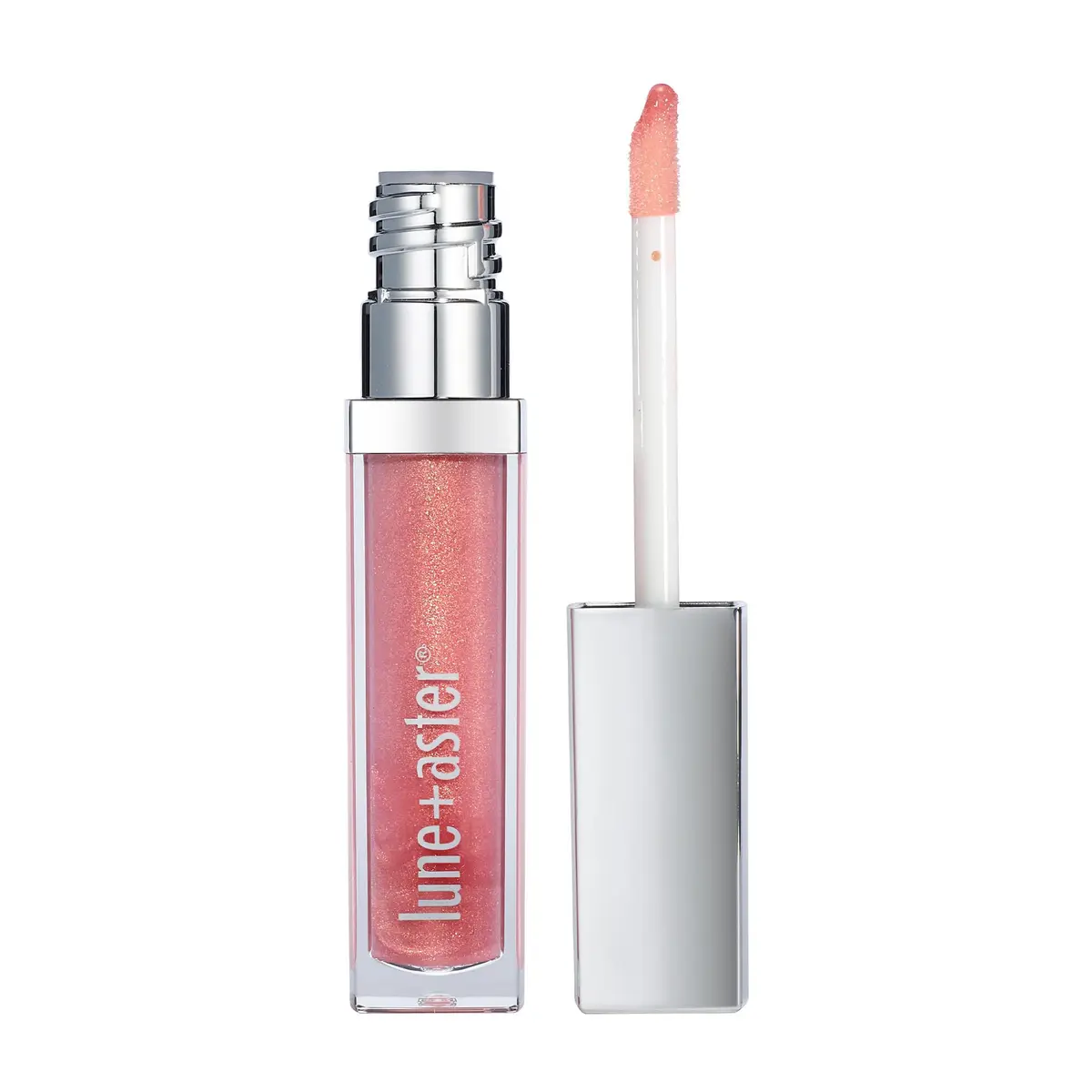 Lune+Aster Vitamin C+E Lip Gloss, Gold Glaze | Buildable Sheer, High Shine, Moisturizing (70-120 chars) - main product image