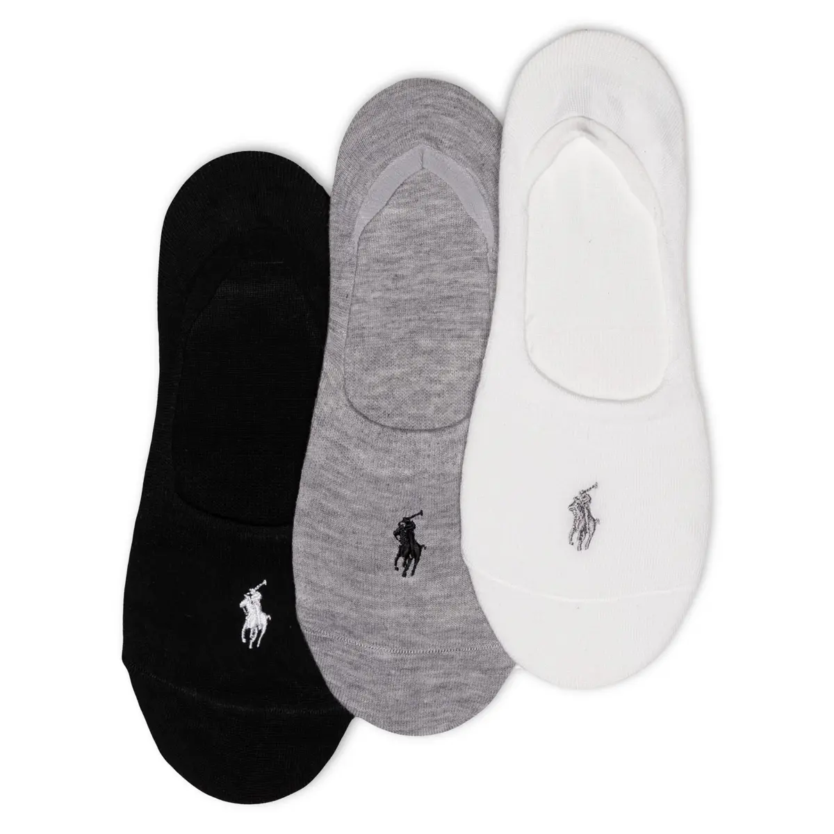 POLO RALPH LAUREN Women's Classic Sport Sneaker Liner Socks, 3 Pairs | Non-slip Gripper & Arch Support for Active Women - main product image
