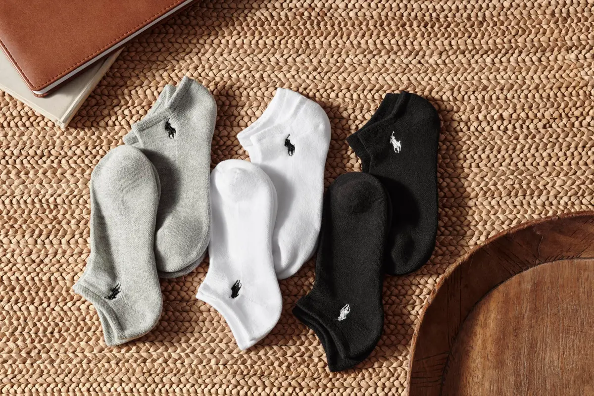 POLO RALPH LAUREN Women's Classic Sport Sneaker Liner Socks, 3 Pairs | Non-slip Gripper & Arch Support for Active Women - view 5