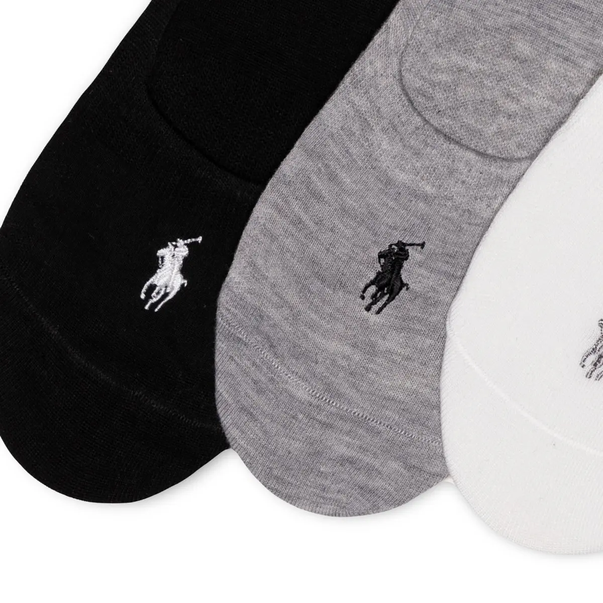 POLO RALPH LAUREN Women's Classic Sport Sneaker Liner Socks, 3 Pairs | Non-slip Gripper & Arch Support for Active Women - view 2