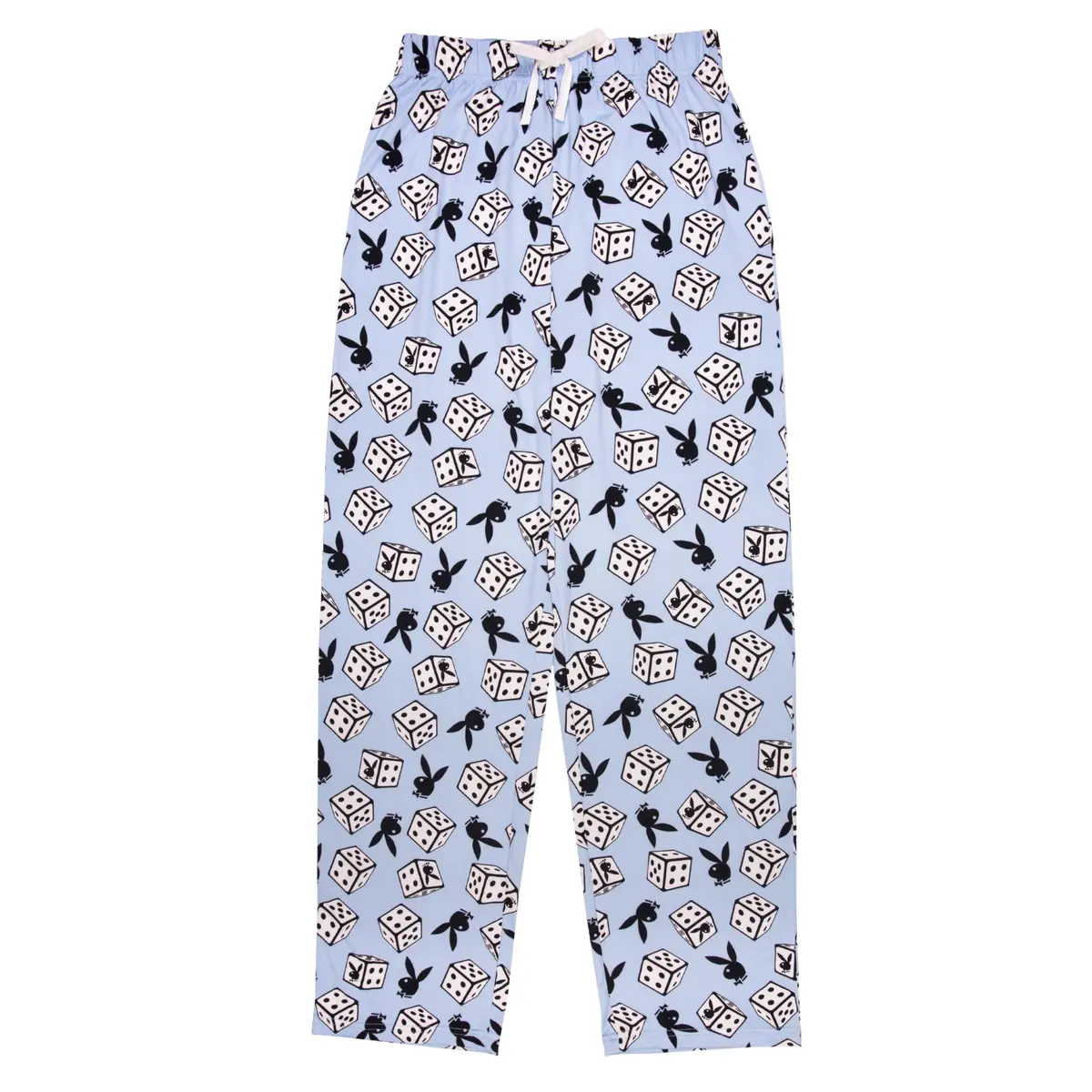 Playboy Unisex Lounge Pants XXS-XL | Super Soft Sherpa & Yummy Fabric, Light Blue - main product image