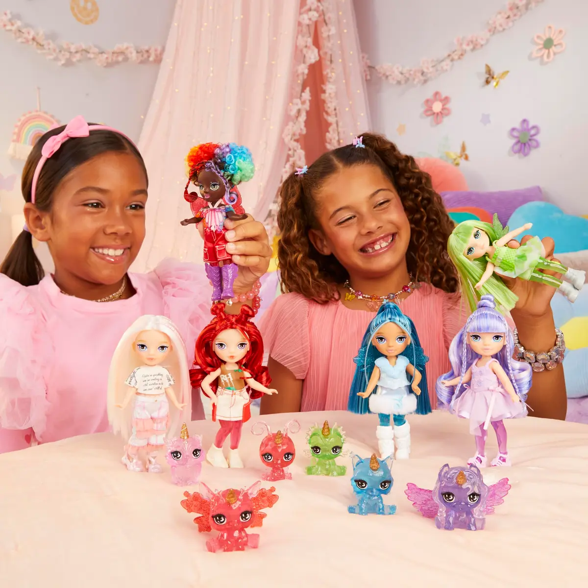 Rainbow High Littles Opal Fairy Doll 5.5" (14cm) with Fantasy Owl Pet & Wings | Kids Gift 4+ - view 7