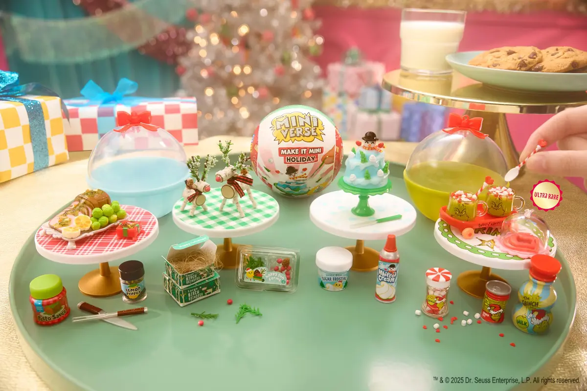MGA's Miniverse Make It Mini Holiday 2025 | DIY Miniatures, Holiday Series, Resin Play (Pack of 1, Multicolor) - view 5