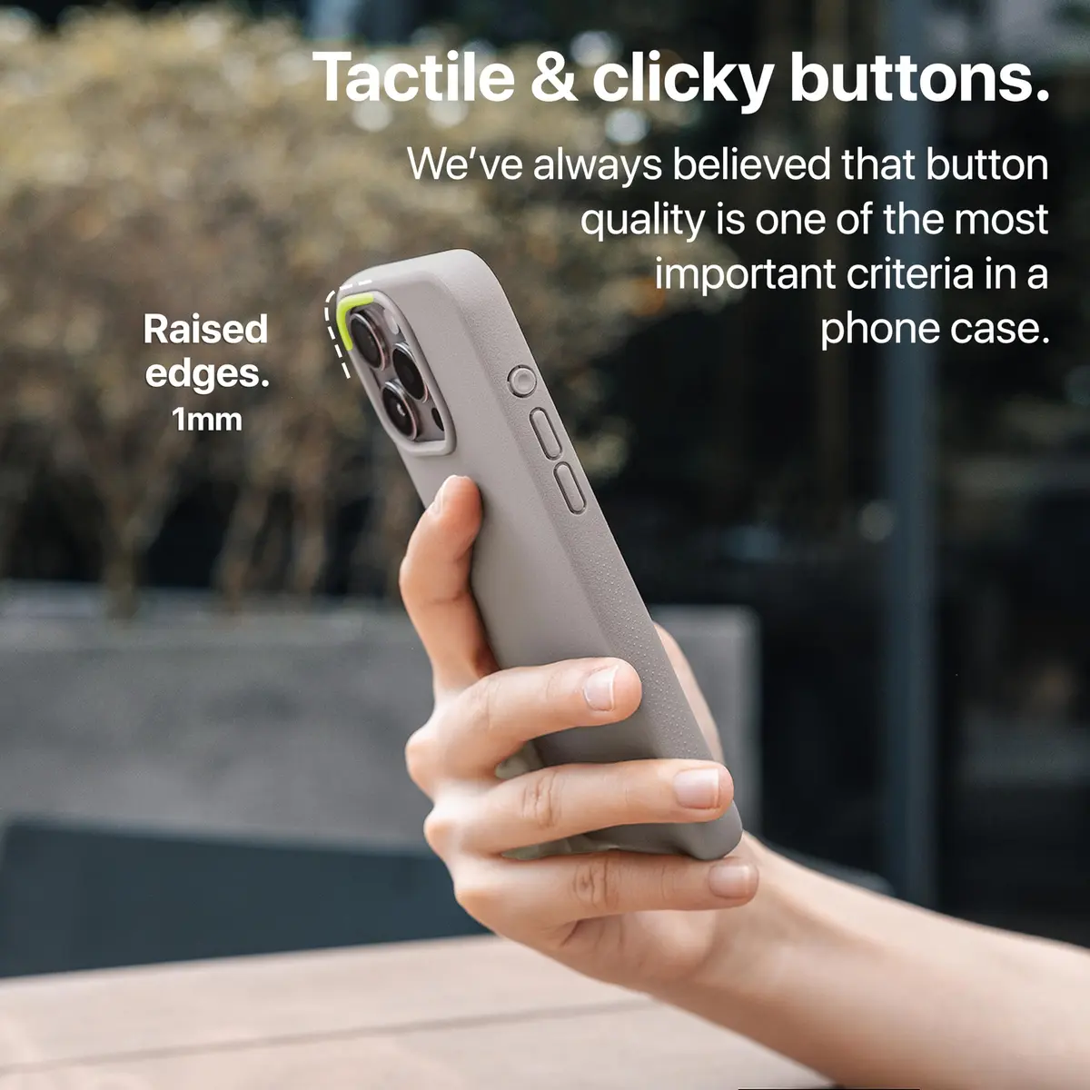 TineeOwl iPhone 16 Pro Max Magnetic Case with Camera Control Button, 16.6cm (6.5in) | Grippy Stone Textured TPU - view 4