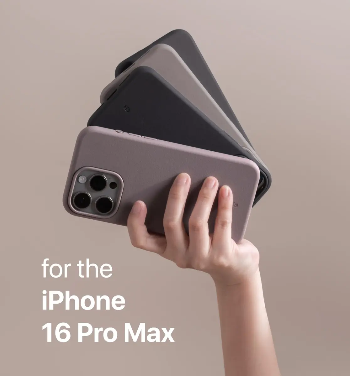 TineeOwl iPhone 16 Pro Max Magnetic Case with Camera Control Button, 16.6cm (6.5in) | Grippy Stone Textured TPU - view 7