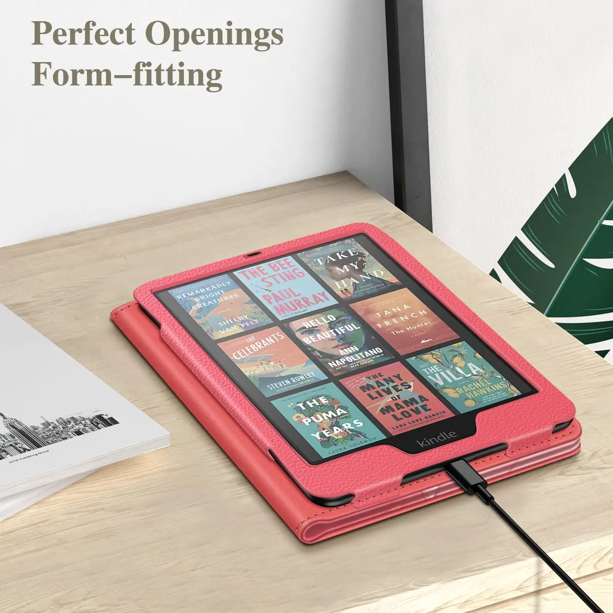 FINTIE Case for 7"/6.8" Kindle Paperwhite 12th/11th Gen & Kindle Colorsoft | Premium PU Leather, Foldable Stand, Card Slot, Auto Sleep/Wake - view 7