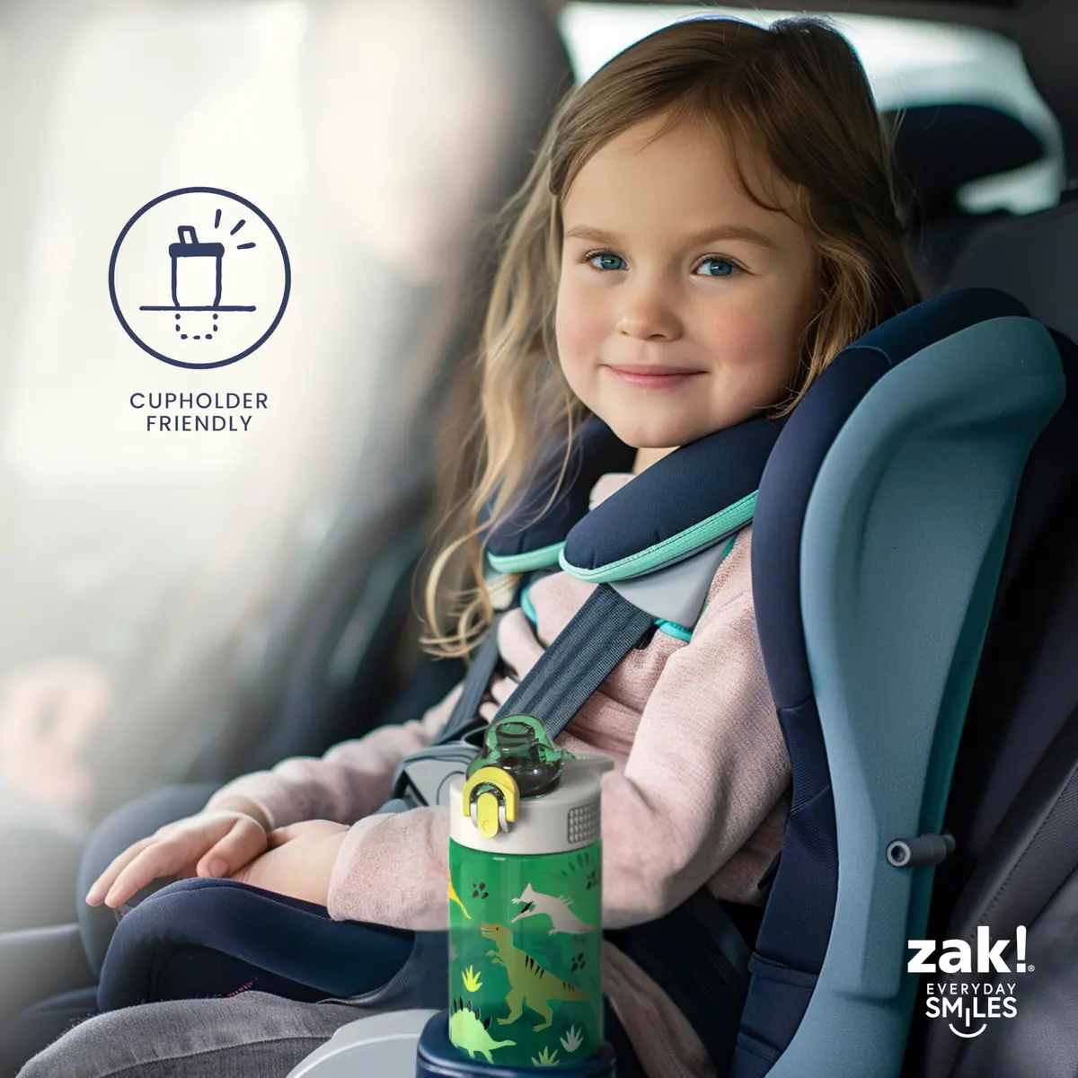 Zak Designs Disney Stitch 25oz Leak-Proof Kids Water Bottle | BPA-Free, Dishwasher Safe, Reusable - view 9