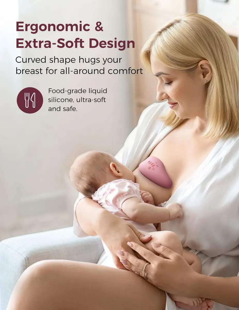 Momcozy A1Pro Lactation Massager with Heat & Vibration | Breastfeeding Essential for Nursing Moms - view 6