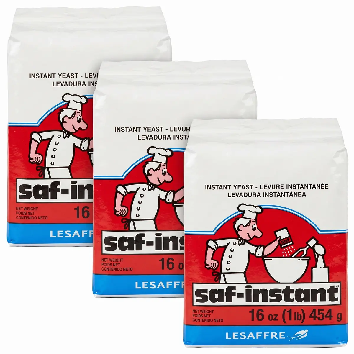 Red Star Yeast Instant 16 Ounce | Vegan Powder for Baking & Bread (70-120 chars) - main product image