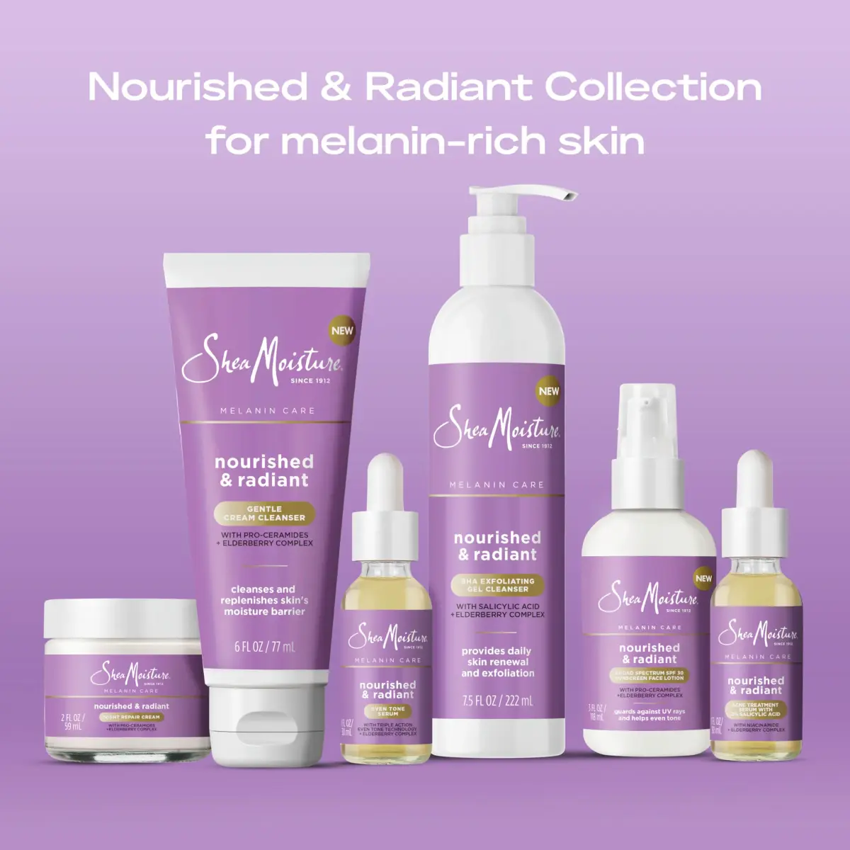 Shea Moisture Melanin Care Night Repair Cream 59 ml (2 oz) | Strengthens Skin's Moisture Barrier - view 9