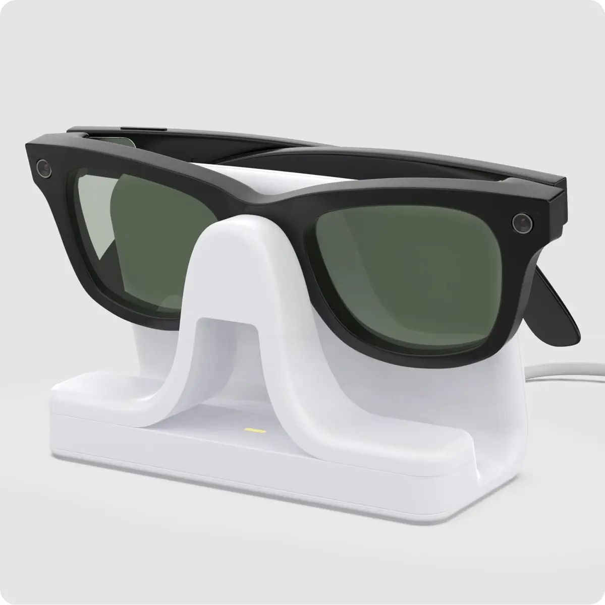 TUSITA Charging Stand & Cable for Ray-Ban Meta Smart Glasses (Gen 1,2) - White | USB-C Power Delivery - view 2