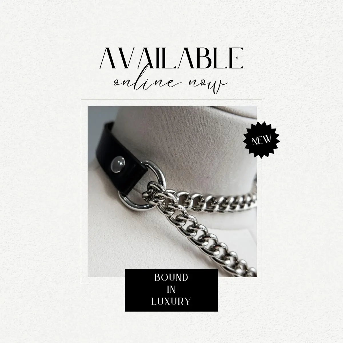 ADEMISHIA Handmade Black Heart O-ring Slip Chain Choker Collar For Women, Adjustable 21.5 cm (8.5 inches) - view 3