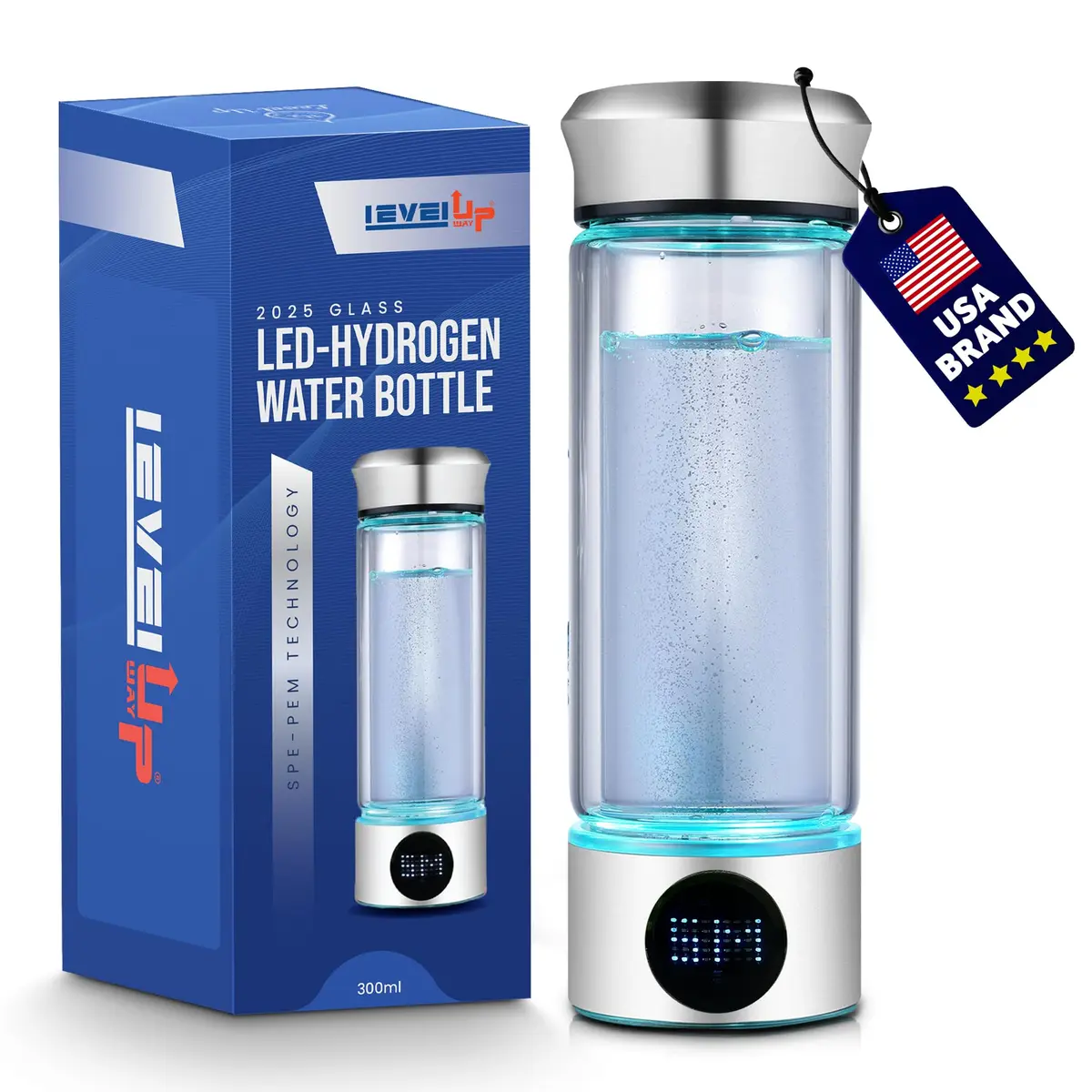 Level Up Way Water Purification Unit 300ml | Hydrogen Generator with SPE PEM Tech - main product image