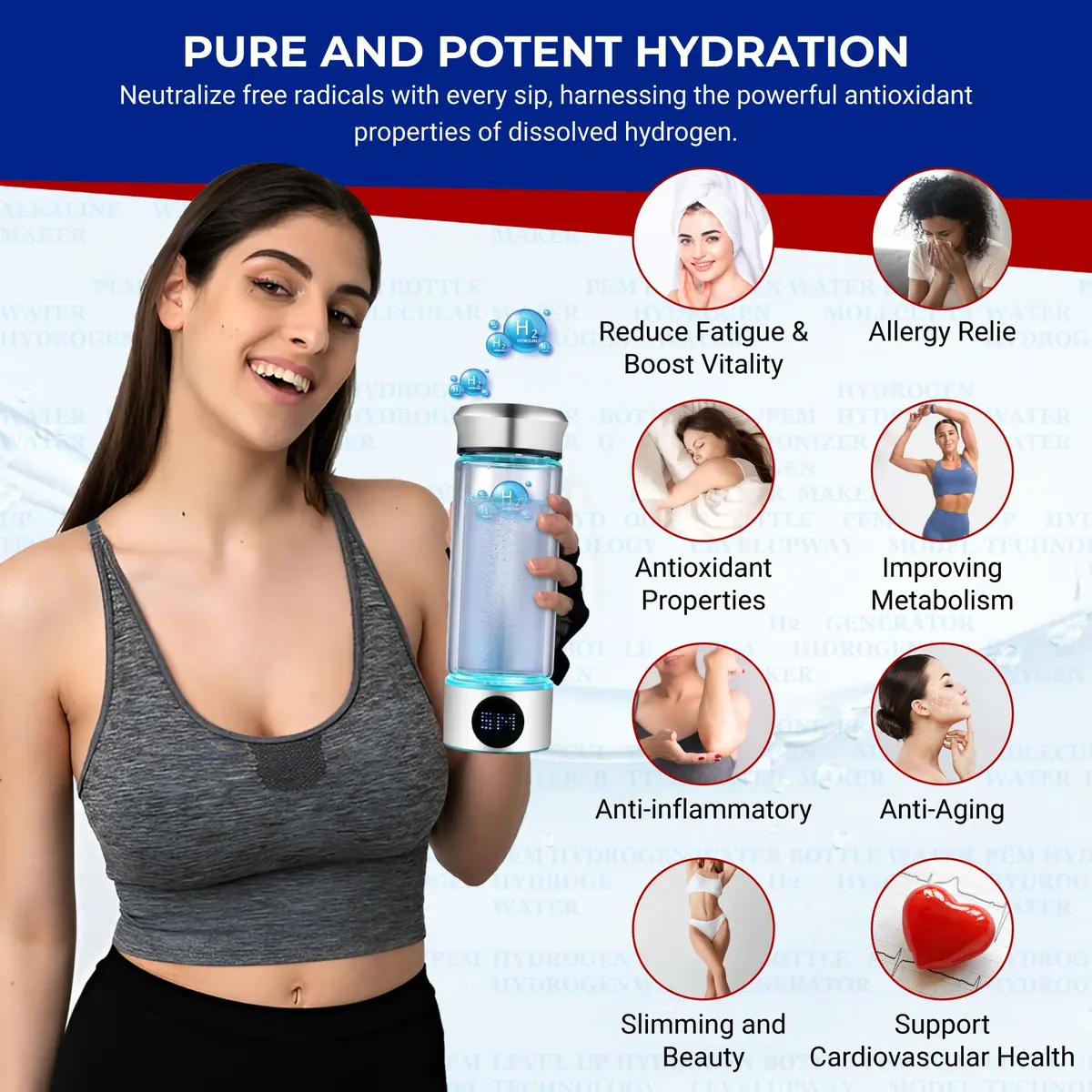 Level Up Way Water Purification Unit 300ml | Hydrogen Generator with SPE PEM Tech - view 7