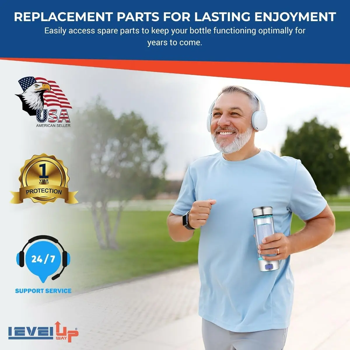 Level Up Way Water Purification Unit 300ml | Hydrogen Generator with SPE PEM Tech - view 9