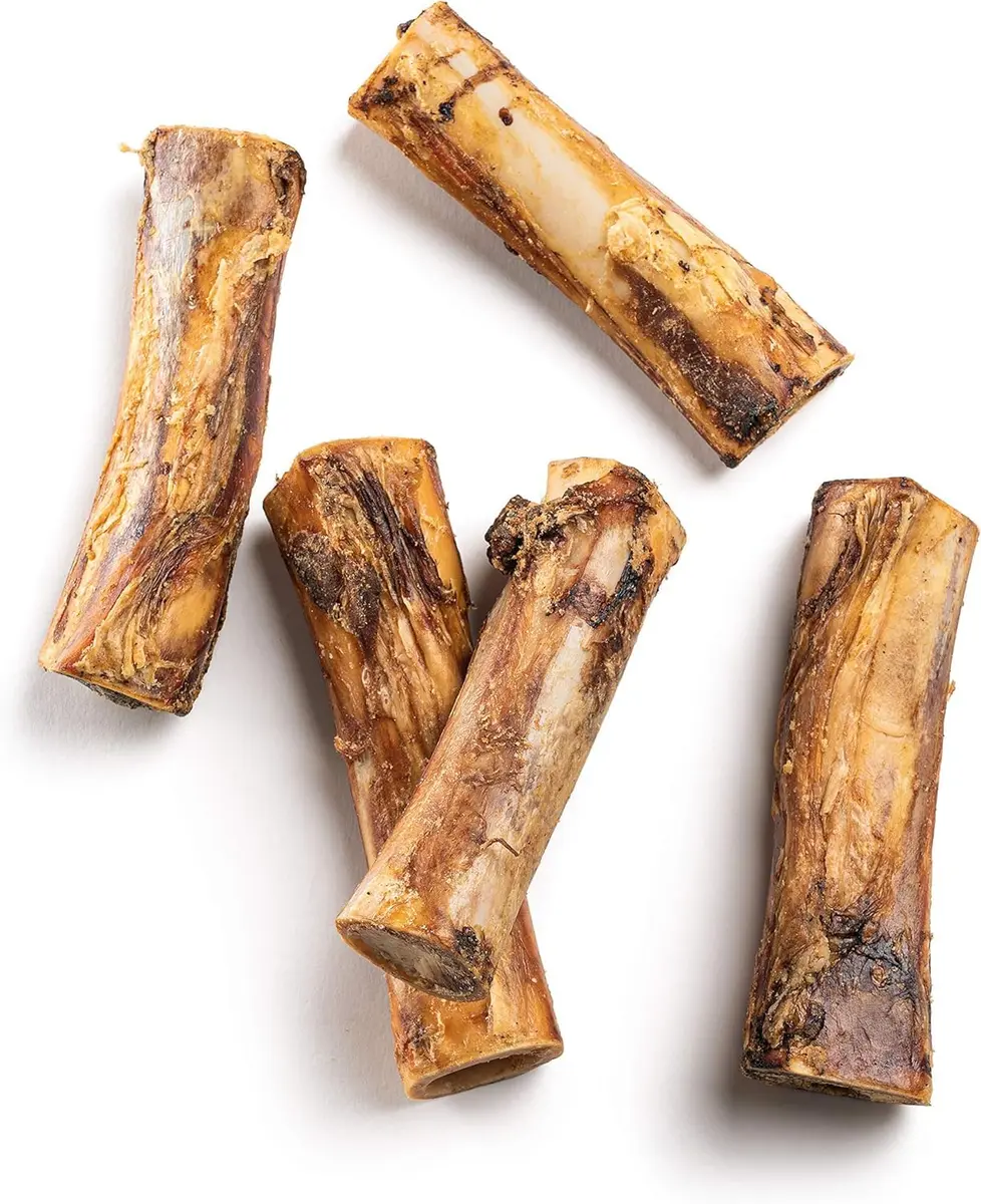 Jack&Pup Marrow Bones for Dogs, 6" Natural Beef Bone | Long Lasting Chew for Large Dogs - view 2