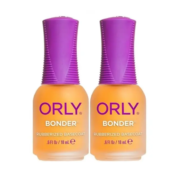 Orly Bonder Base Coat 0.6 Fl Oz (2 Pack) | Rubberized Long-Lasting Nail Primer - view 2