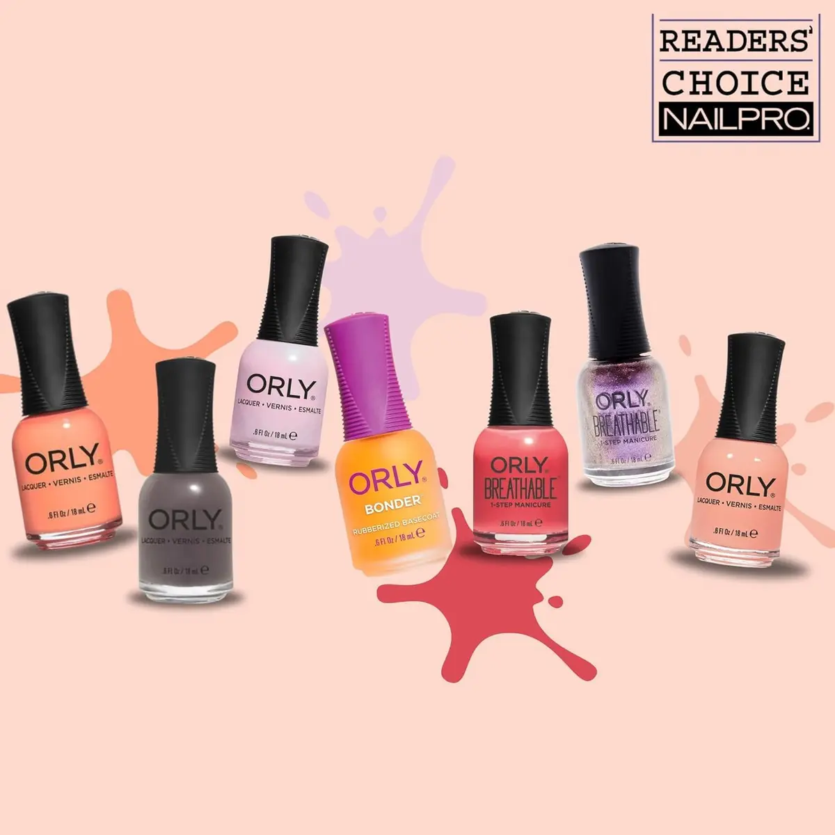 Orly Bonder Base Coat 0.6 Fl Oz (2 Pack) | Rubberized Long-Lasting Nail Primer - view 4