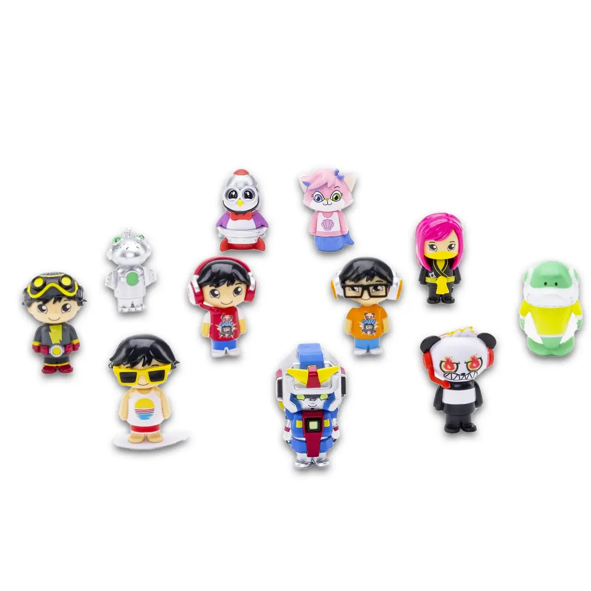Ryan's World Mini Figurines 6 Pack | Mystery Eggs & Stickers for Kids - view 2