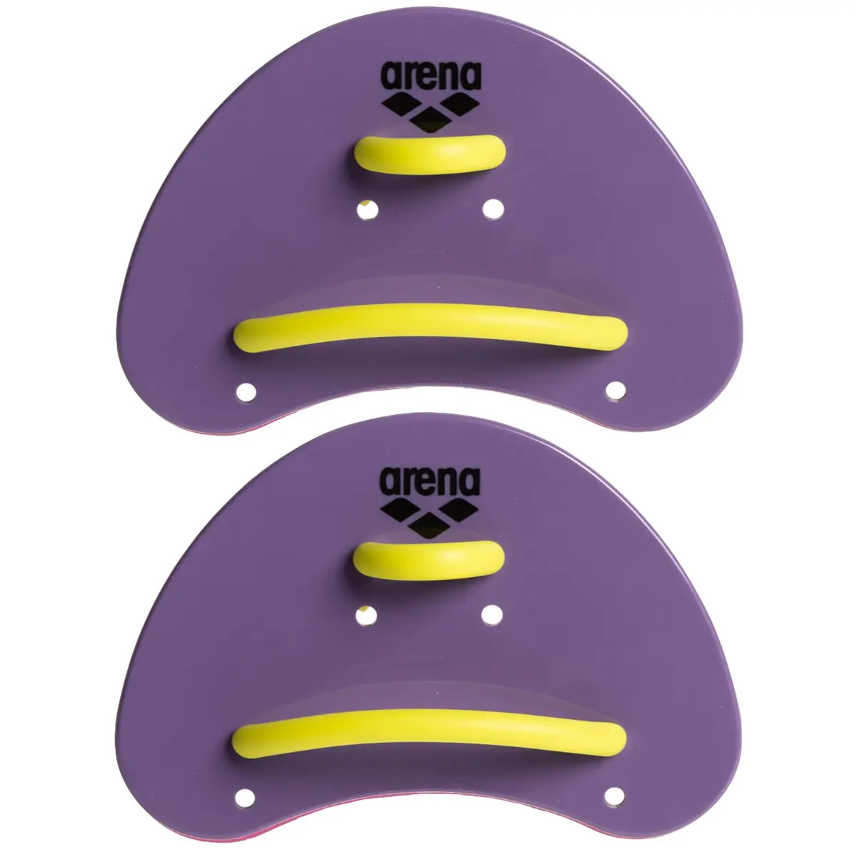 Arena Elite Finger Swimming Paddles Small Plum Purple/Arctic Lime | Improve Stroke Technique & Forearm Power - main product image