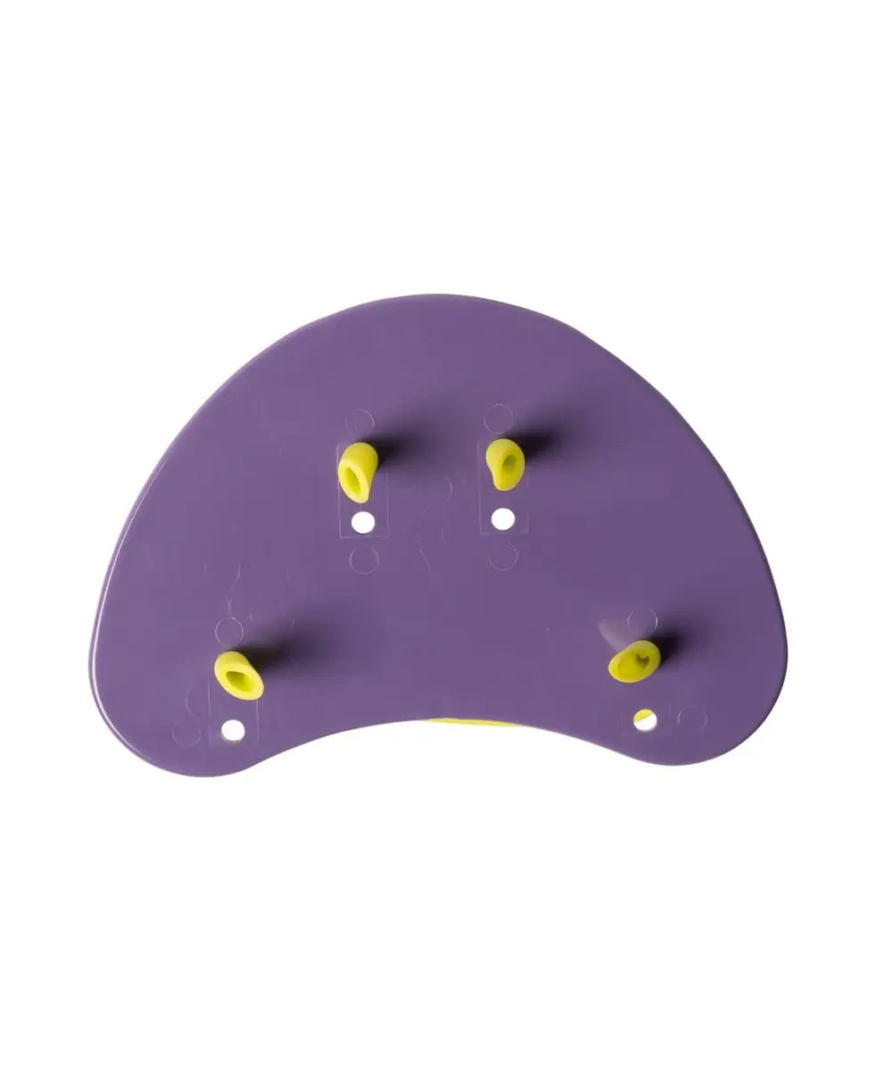 Arena Elite Finger Swimming Paddles Small Plum Purple/Arctic Lime | Improve Stroke Technique & Forearm Power - view 3