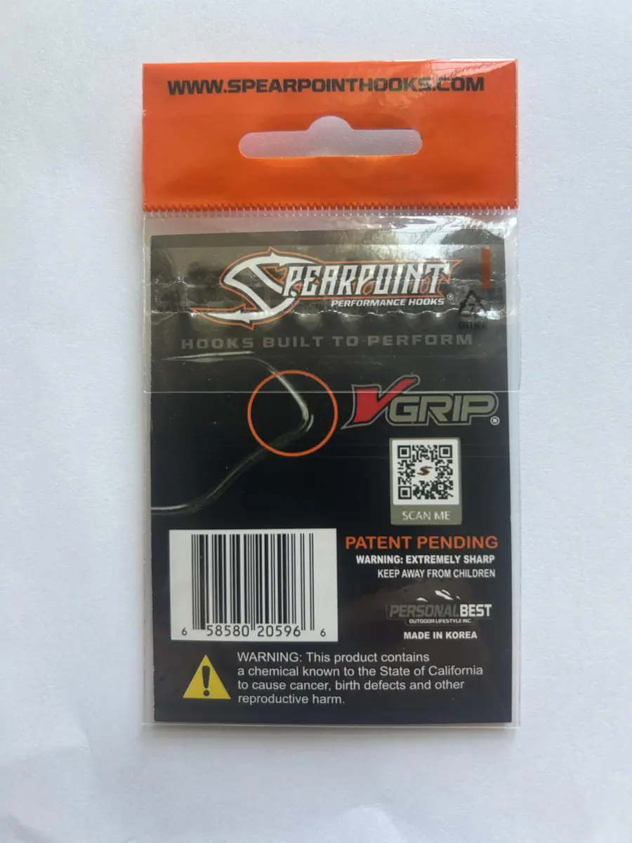 Spearpoint SSW-S30-06 Straight Shank Worm Hook 6 Pack | High Carbon Steel, Reliable Bait Hold, Sharp Piercing Point - view 2