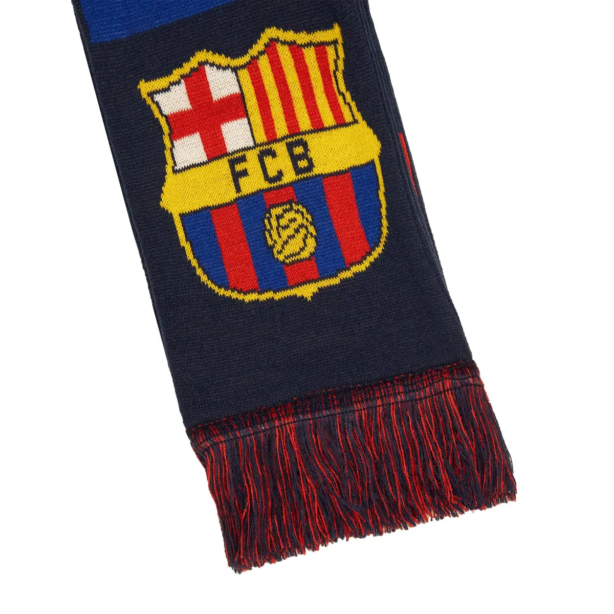 Icon Sports FC Barcelona Soccer Scarf Reversible Acrylic Unisex | Official Licensed Fan Gear - view 3