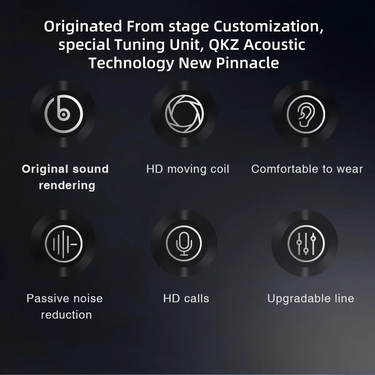 HJX QKZ AK6 Pro Wired In-Ear Monitor Headphones with Mic | 11mm Dynamic Driver, Deep Bass Sound, Passive Noise Isolation - view 8