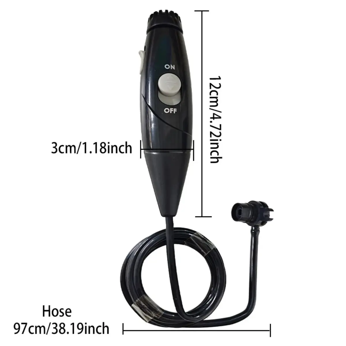 Yooreps Replacement Hose and Handle for Waterpik WP-100 WP-140 Series 11.5cm (4.53") | Compatible with Waterpik Oral Irrigator - view 3