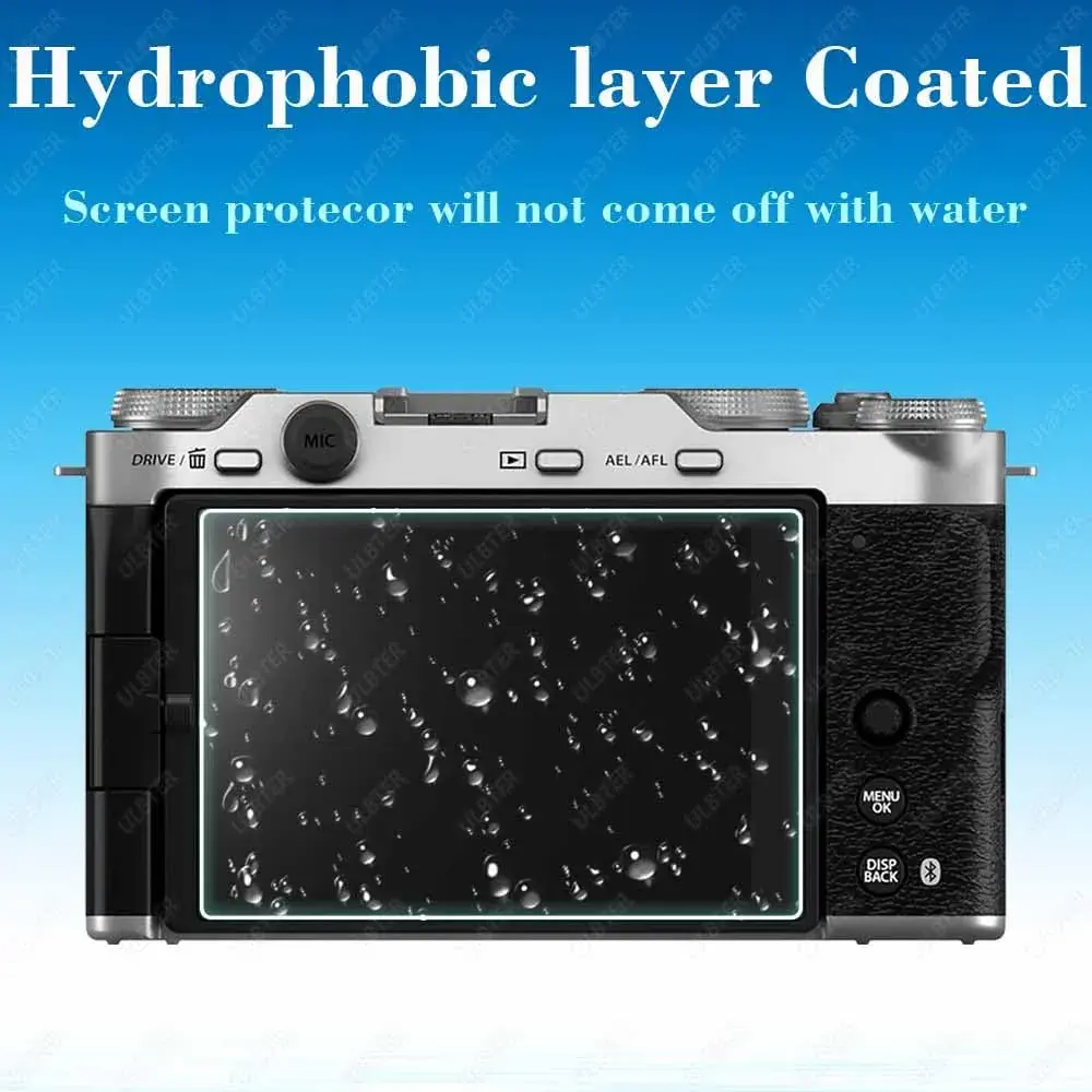 ULBTER Tempered Glass Screen Protector for Fujifilm X-M5 Camera | 3-Pack, 9H Hardness, Bubble-Free - view 5