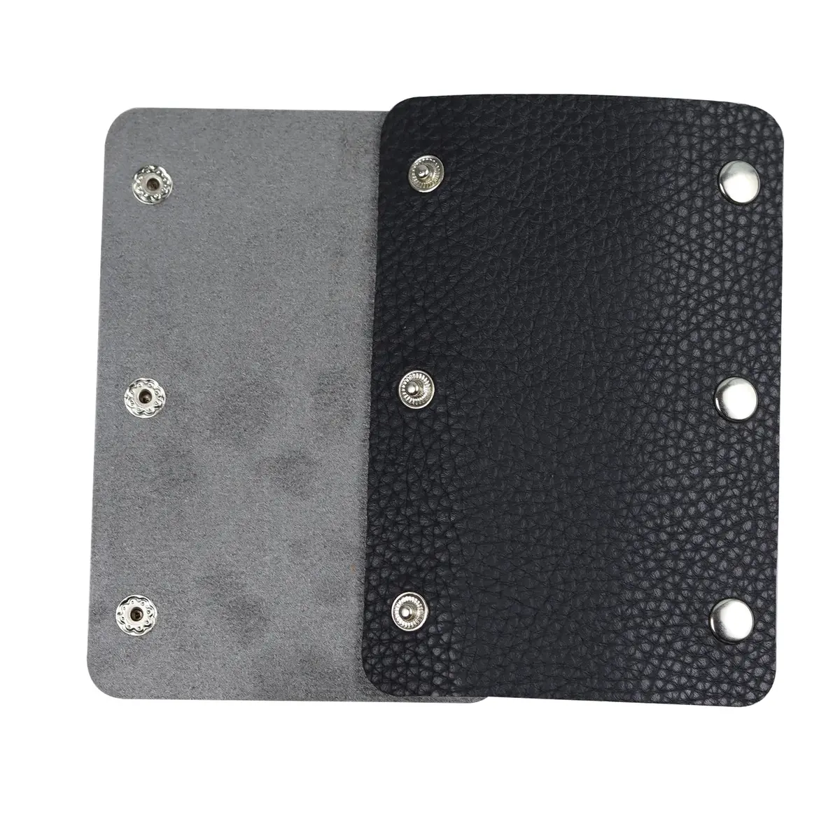 bociloy Leather Handbag Handle Wrap Covers 2PCS | Soft PU Leather, Black, 130x90mm | Protect & Personalize - view 3
