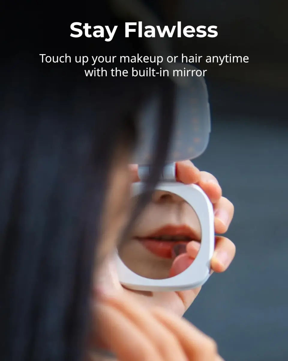 SMALLRIG Magnetic Selfie Light for iPhone, Phone Light with Mirror, Black | 6cm (2.36in) Compact LED Video Light - view 7